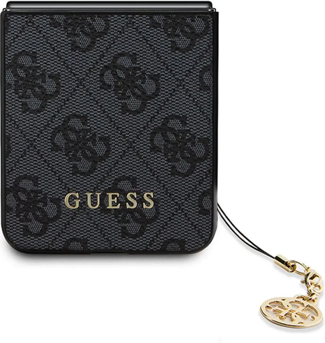 GUESS Charm Back Cover Grijs - Samsung Galaxy Z Flip 5