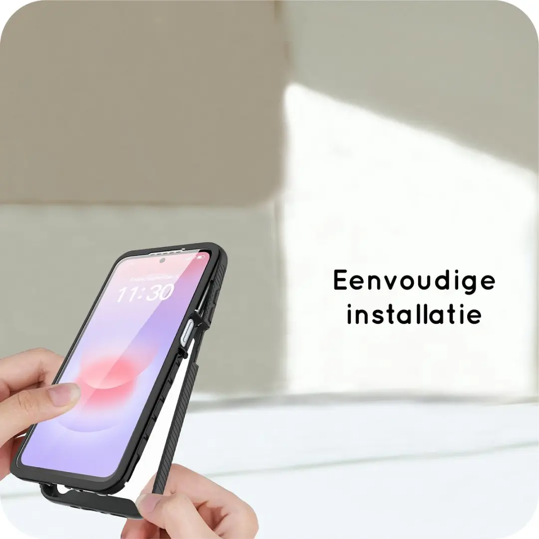 Just in Case Hoesje Samsung Galaxy A27 MSA2869DC1 - 360° Full Protection - Zwart