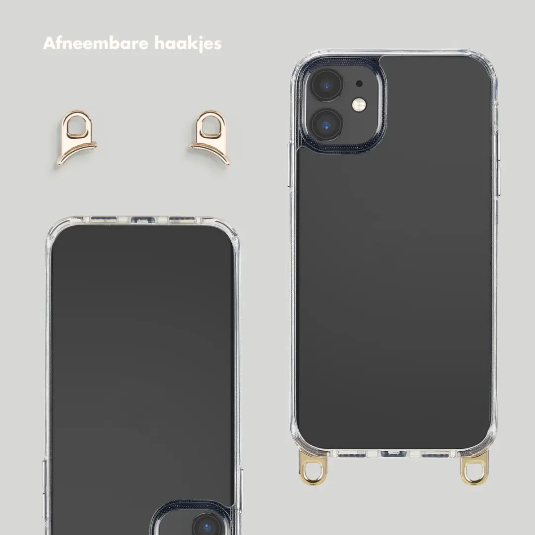 Selencia Transparant Hoesje iPhone 11 - Goud