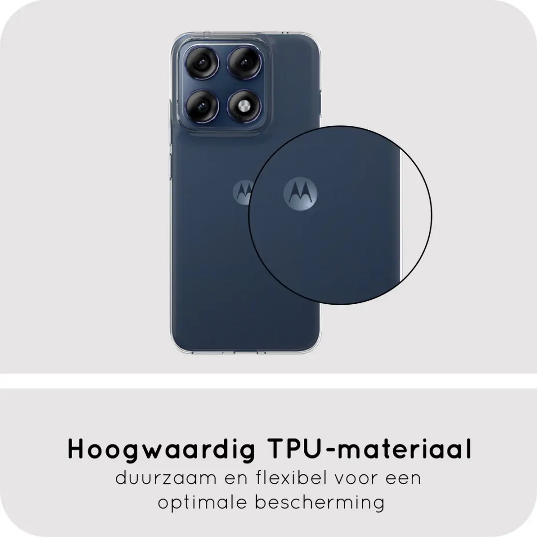 Just in Case Motorola Edge 70 Pro Hoesje Siliconen MMT2911KL0 - Transparant