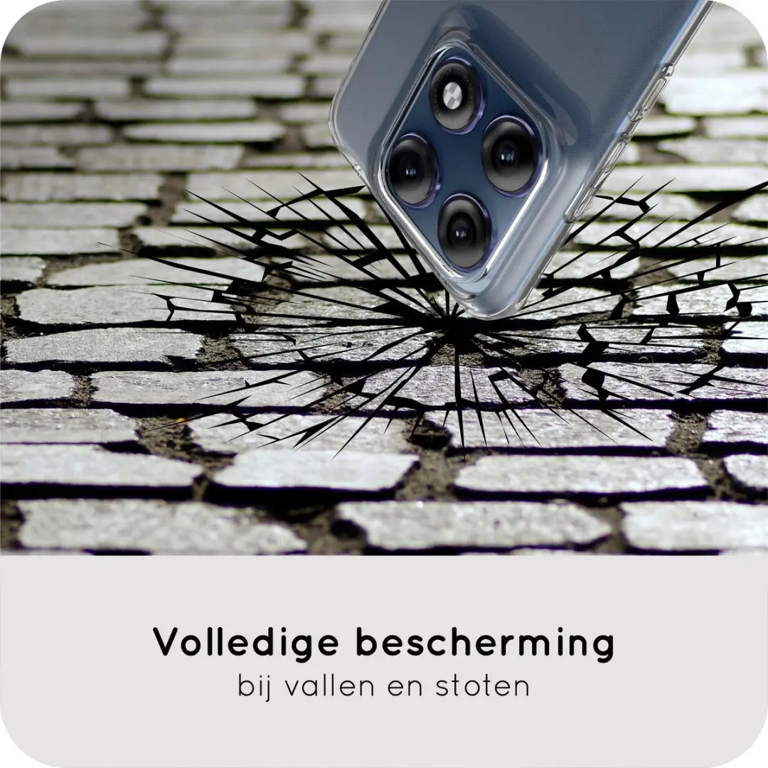 Just in Case Motorola Edge 70 Pro Hoesje Siliconen MMT2911KL0 - Transparant