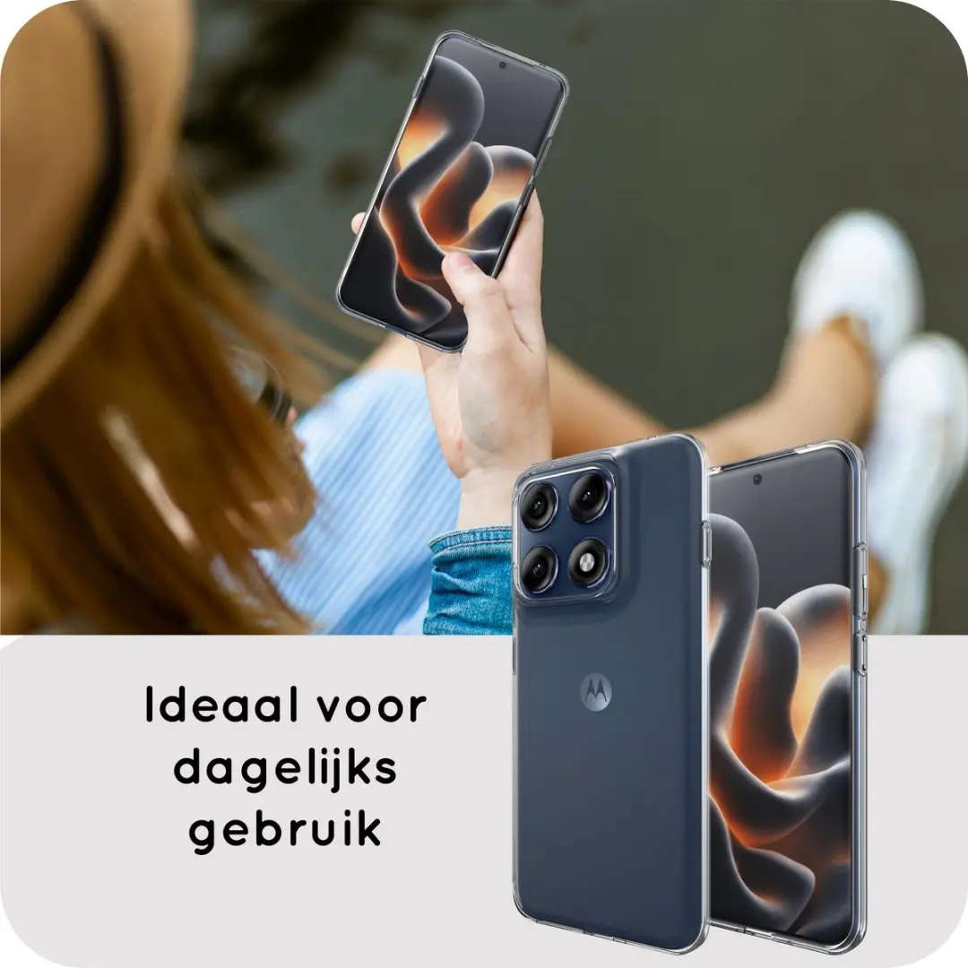 Just in Case Motorola Edge 70 Pro Hoesje Siliconen MMT2911KL0 - Transparant