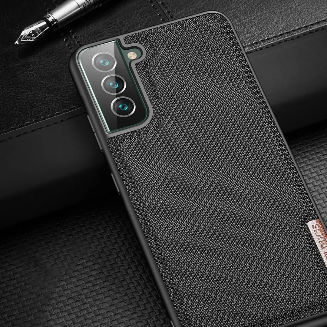 Dux Ducis Fino Series SGS22P-07 Hoesje - Samsung Galaxy S22 Plus - Zwart