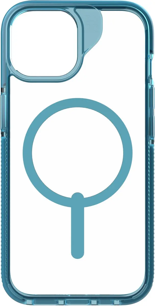ZAGG Santa Cruz Snap Hoesje iPhone 17/16/15/14/13 - Transparant Blauw