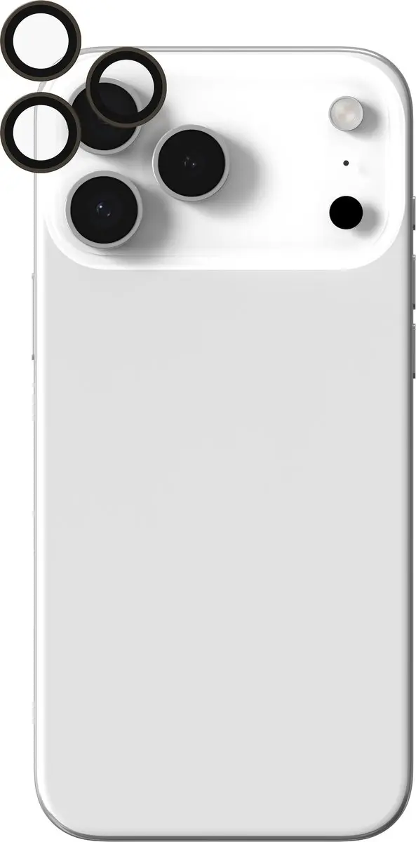ZAGG Glass Elite Camera Rings iPhone 15/16 Pro - Beige