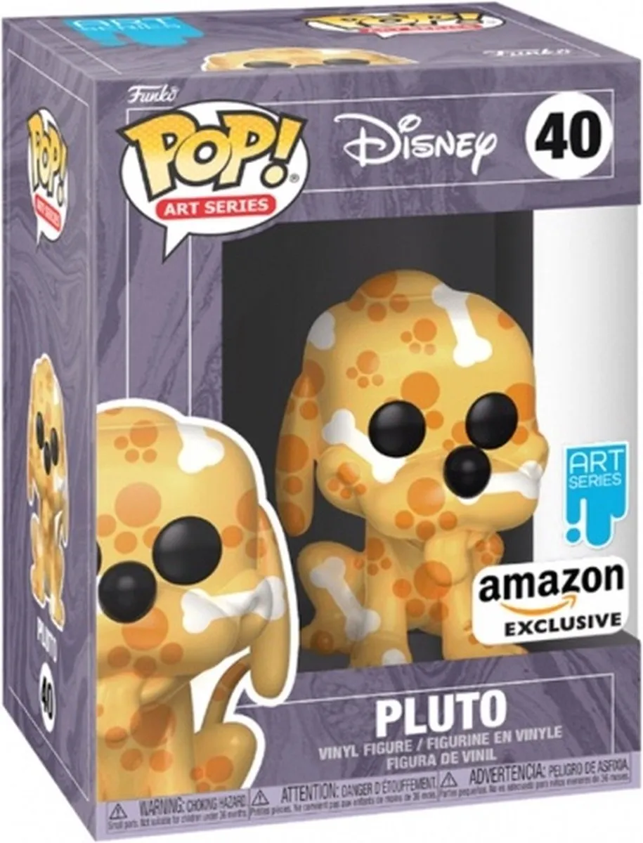 Funko Pop! Disney Pluto #40 Art Series Special Edition - 55678 - afbeelding 2 van 2