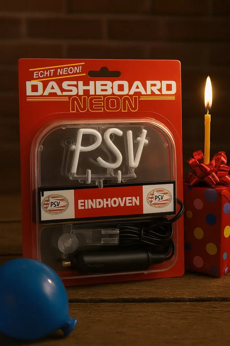 PSV Eindhoven Dashboard Neon 12V - Universeel - Zwart/Rood/Wit