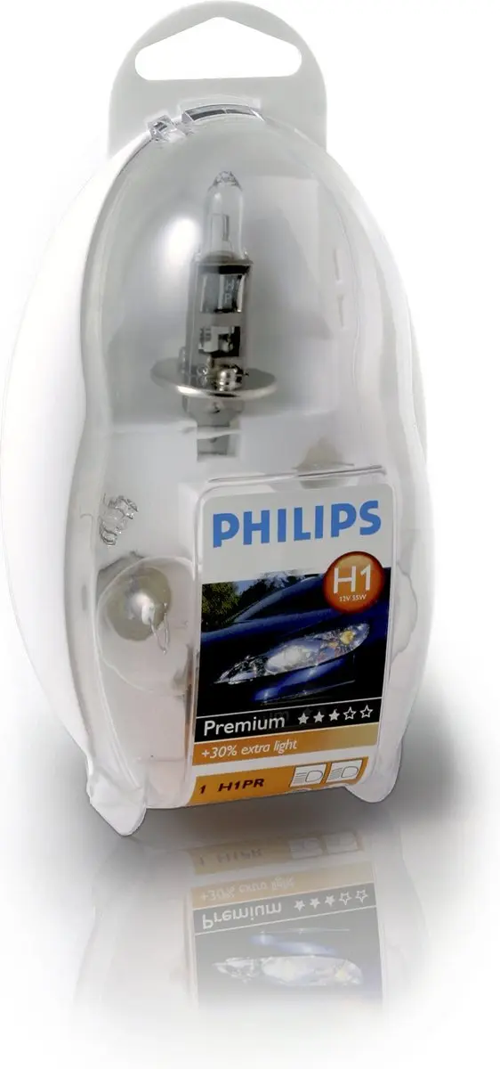 Philips Easy Kit H1 Reservelampenset - Wit