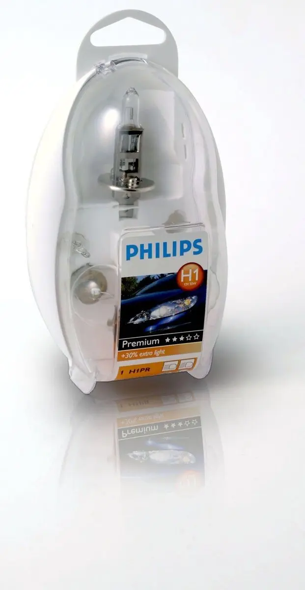 Philips Easy Kit H1 Reservelampenset - Wit