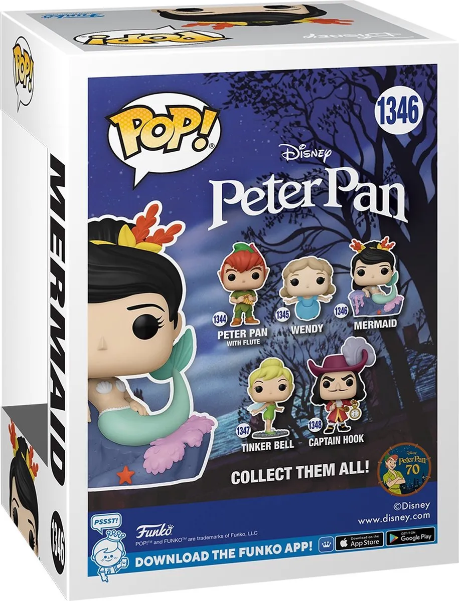 Funko Pop Disney Peter Pan Mermaid Vinylfiguur 9,5cm #1346