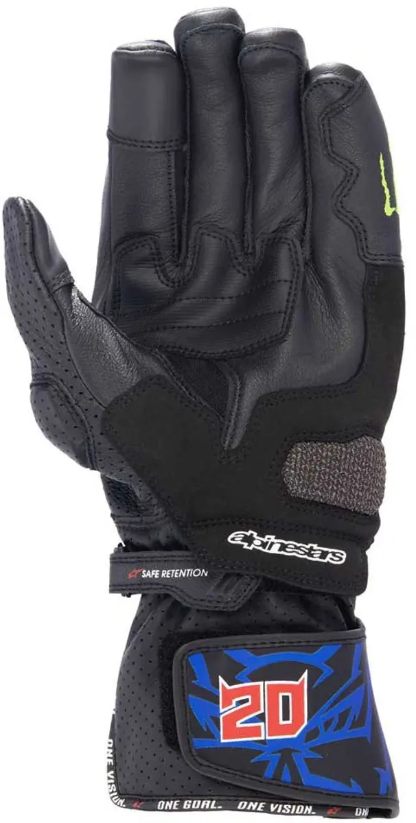 Alpinestars FQ20 SP-8 V3 Handschoen - XL - Zwart/Blauw/Rood