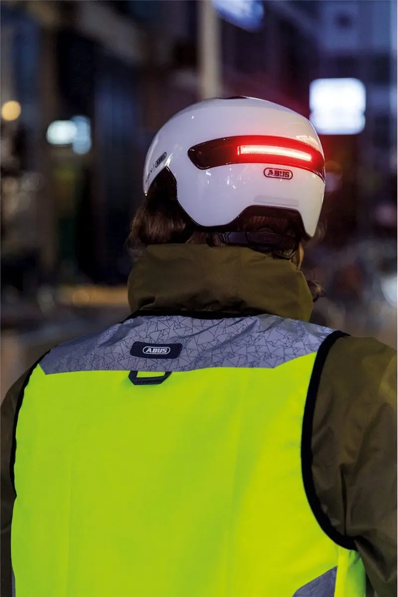 ABUS HUD-Y Fietshelm - 51-55cm - Wit - 280g
