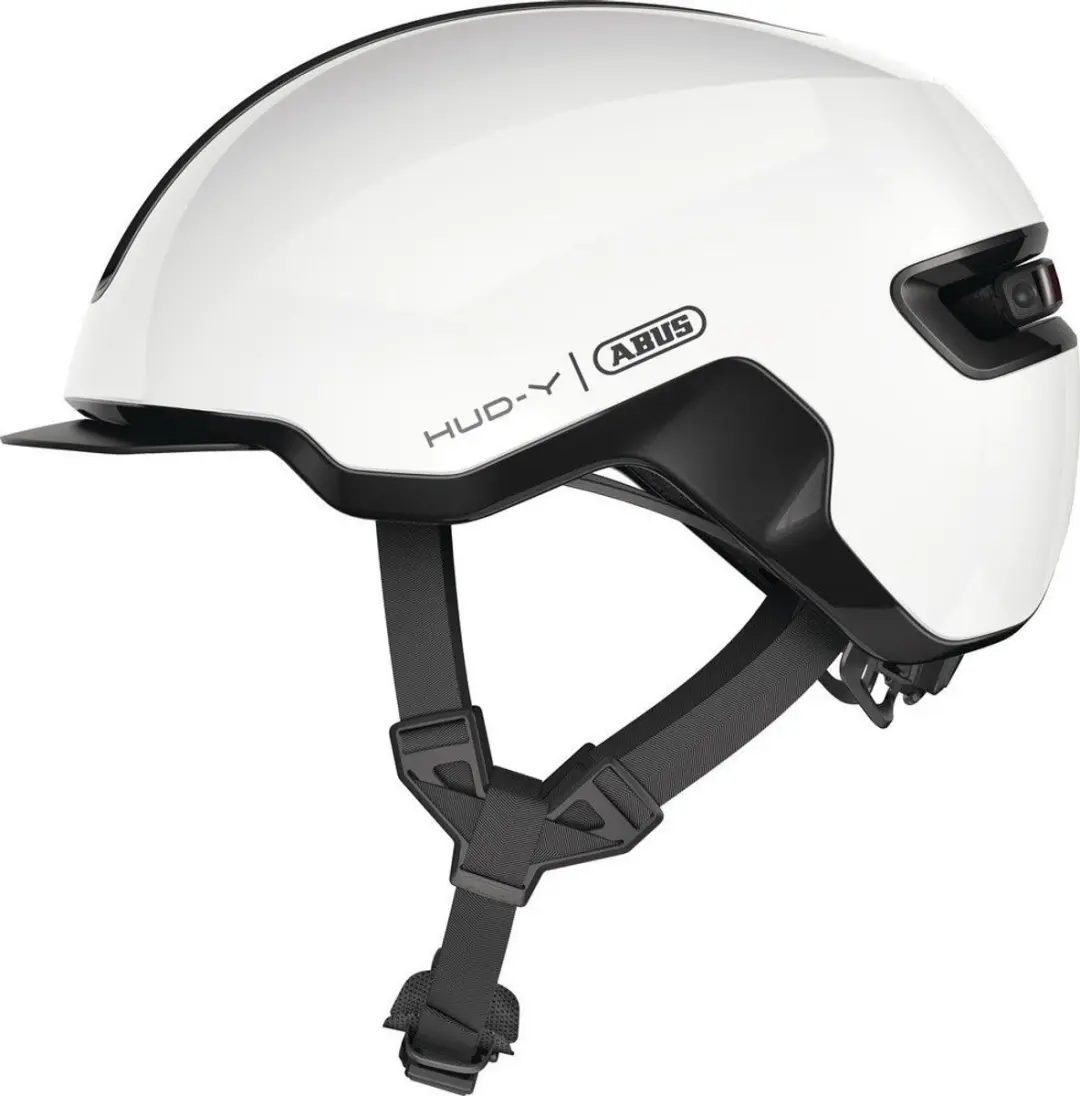 ABUS HUD-Y Fietshelm - 51-55cm - Wit - 280g