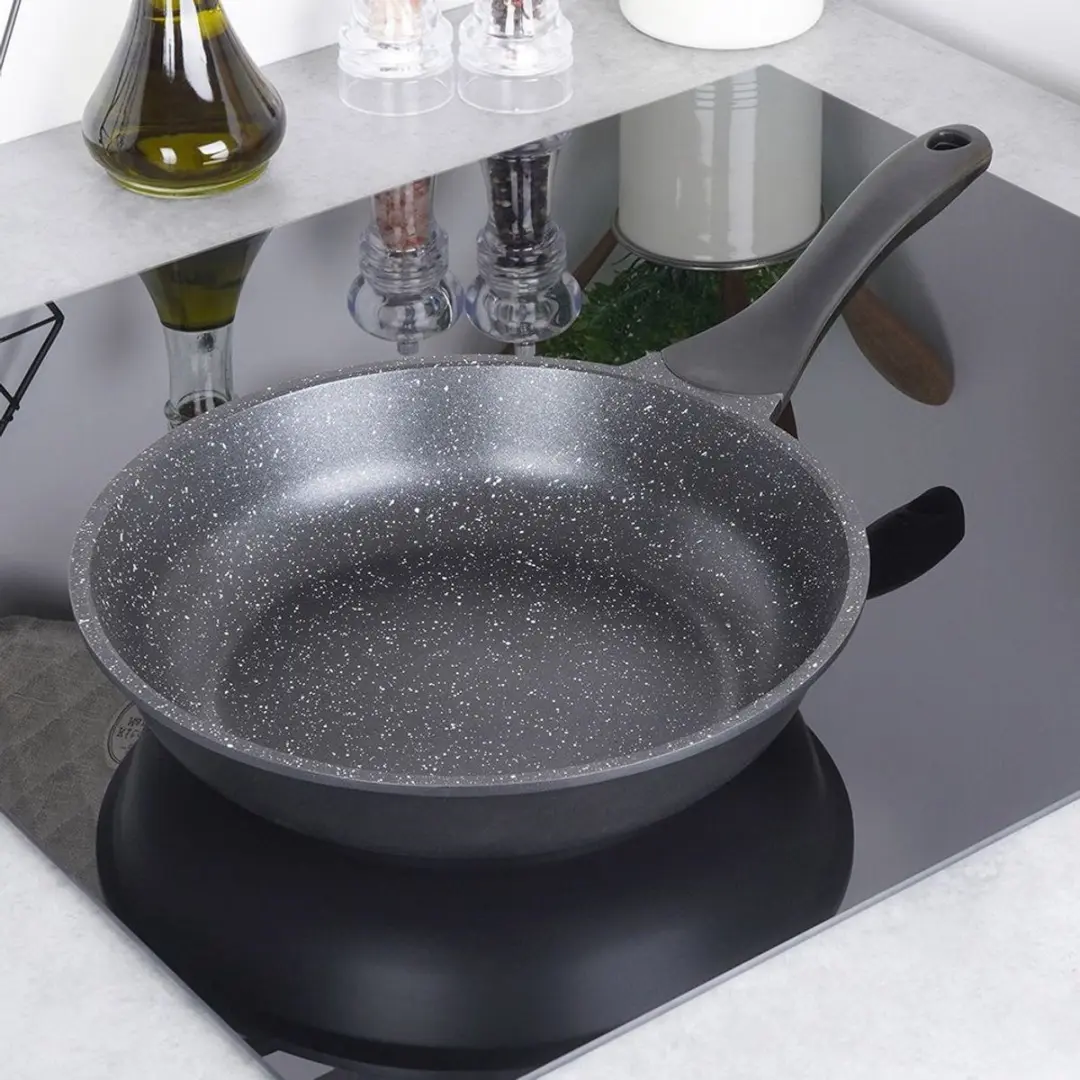 Orion Grande Granieten Koekenpan 26cm - Antiaanbaklaag - Zwart