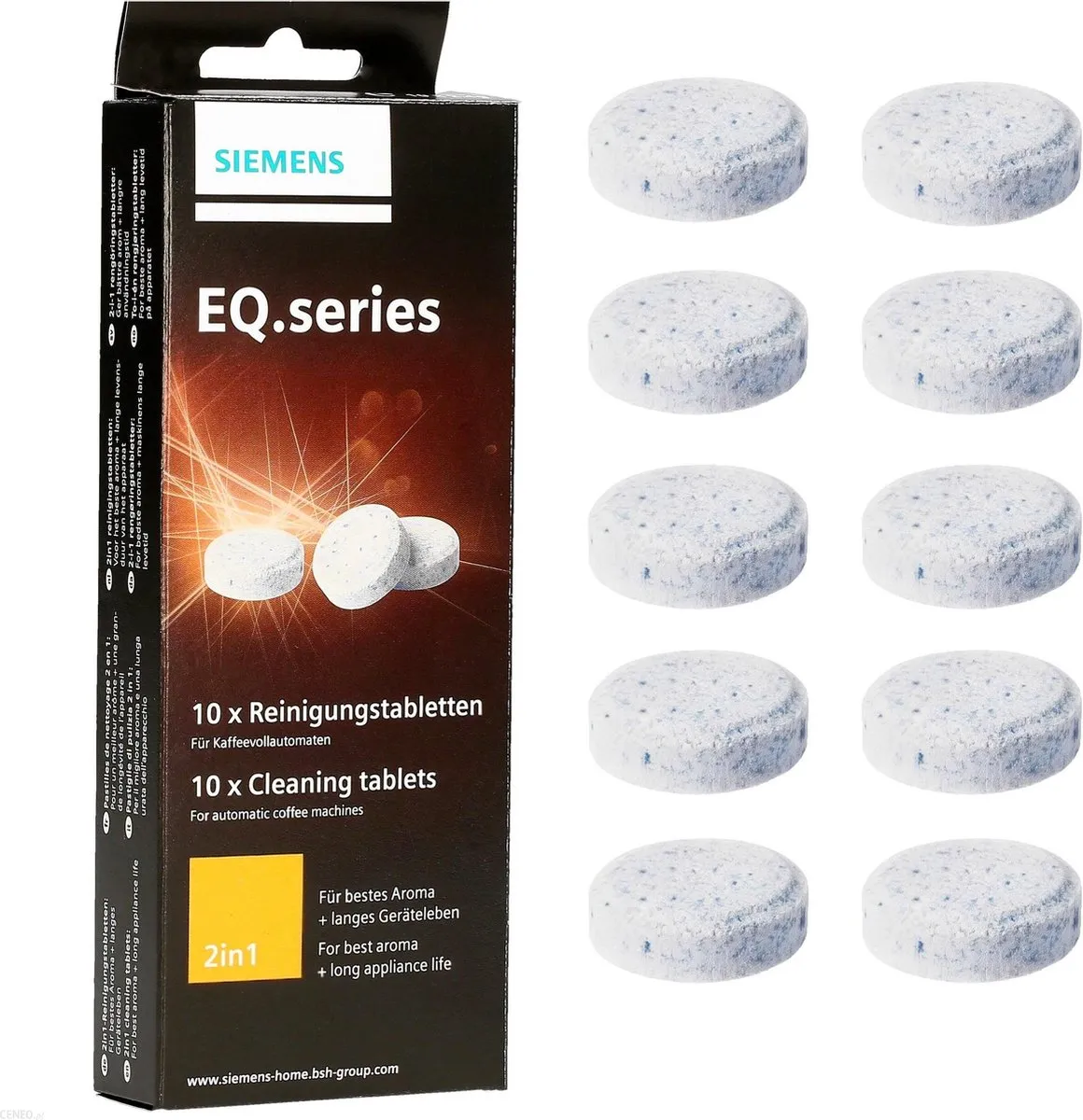 Siemens EQ. TZ80001N Reinigingstabletten - 10 Stuks