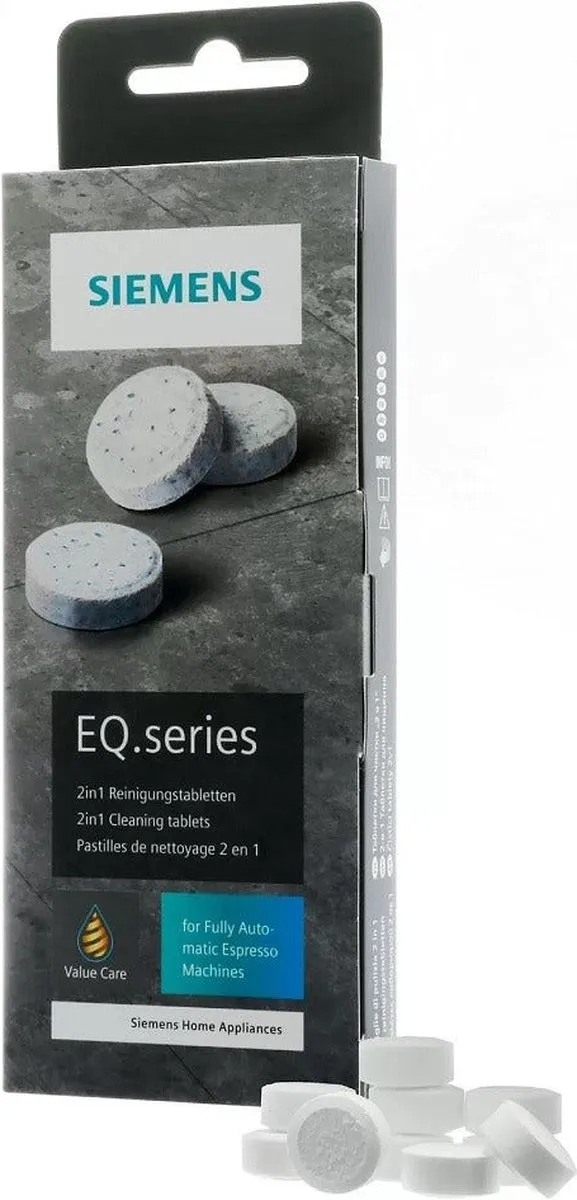 Siemens EQ. TZ80001N Reinigingstabletten - 10 Stuks