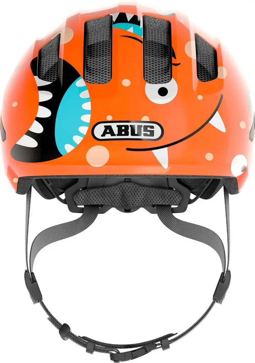 ABUS Smiley 3.0 Fietshelm - Oranje - 45-50cm - afbeelding 6 van 6