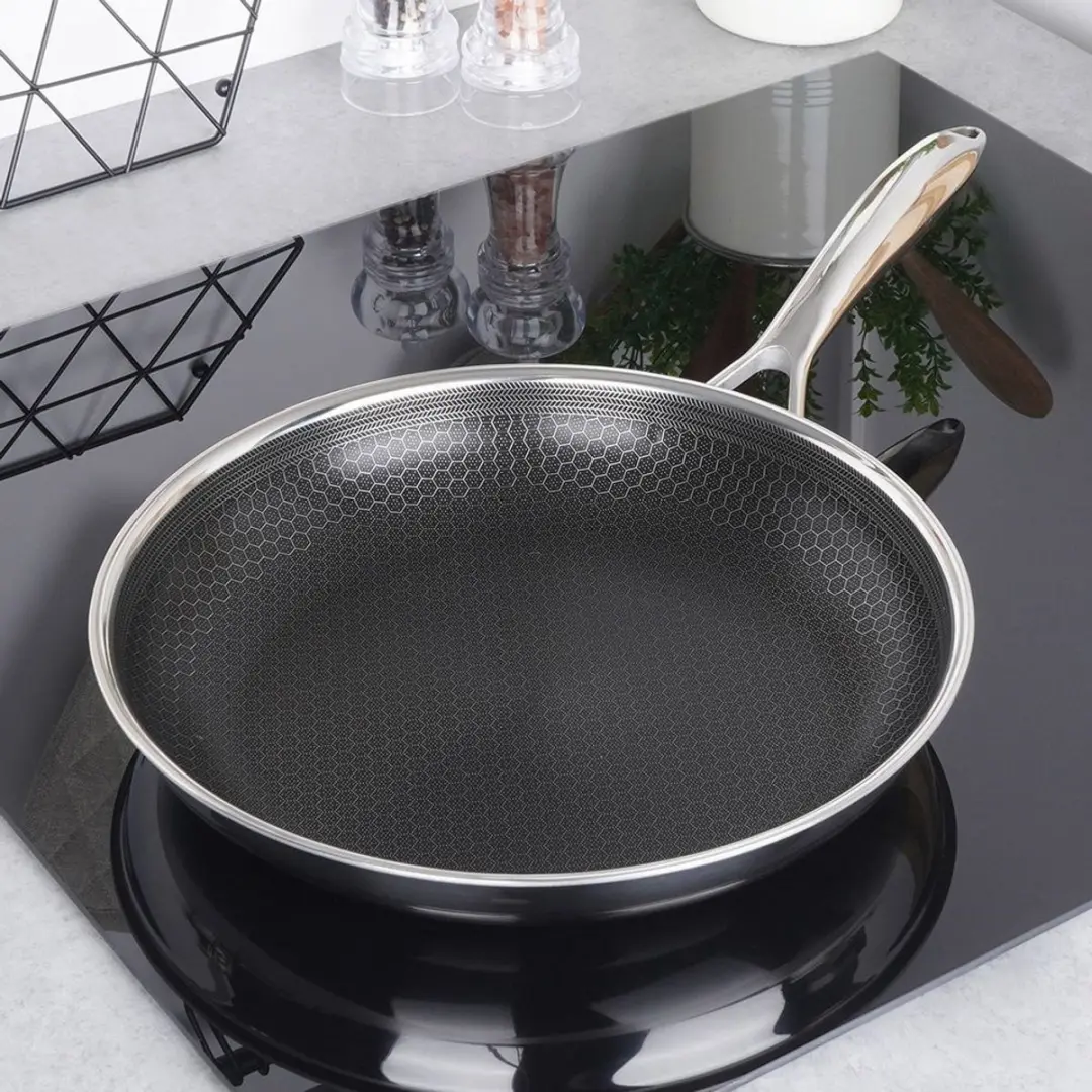 Orion CookCell Hybrid Roestvrijstalen Pan 24cm - Non-Stick