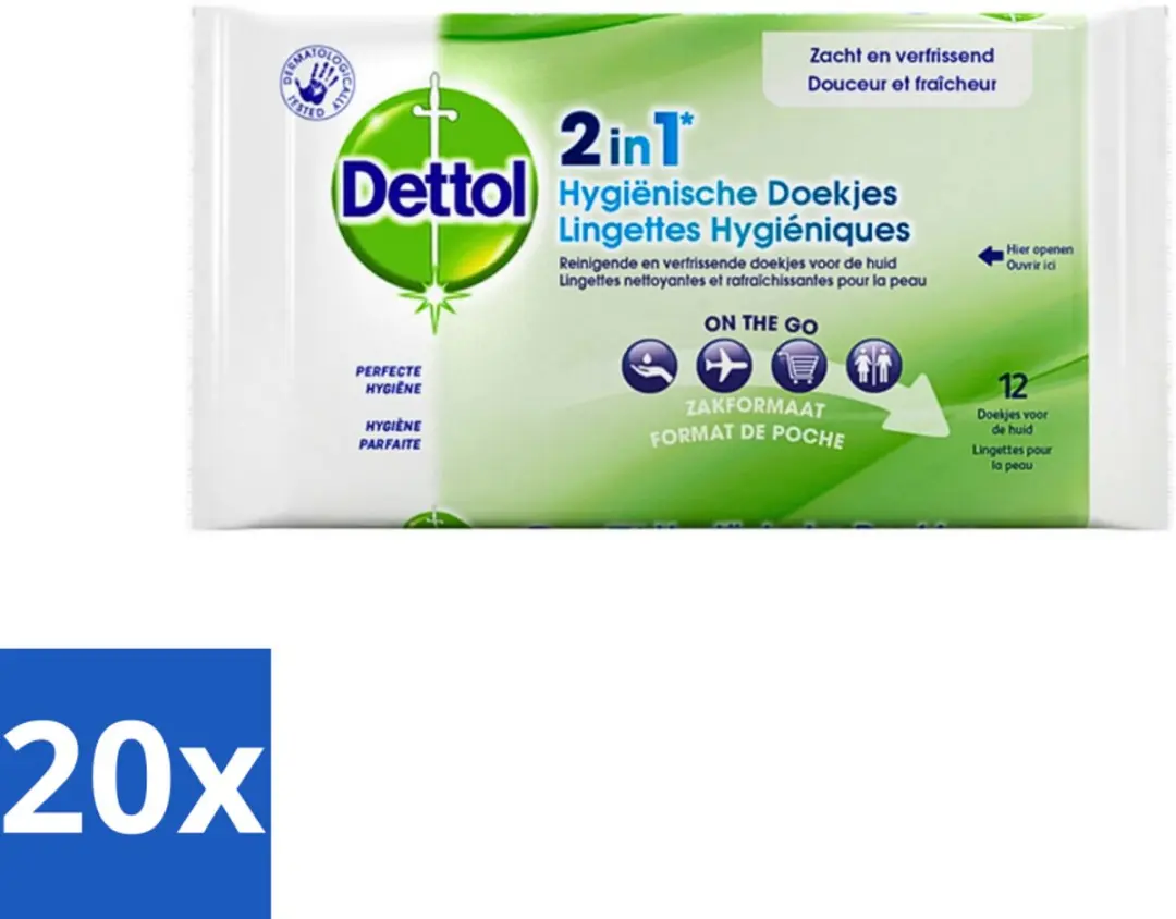 Dettol Reinigingsdoekjes 2-in-1