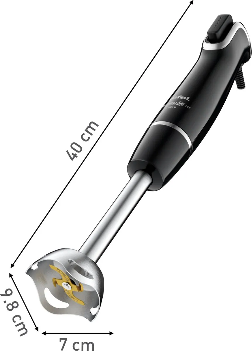 Tefal InfinyForce HB94L8 Staafmixer - 1000W - Wit/Grijs