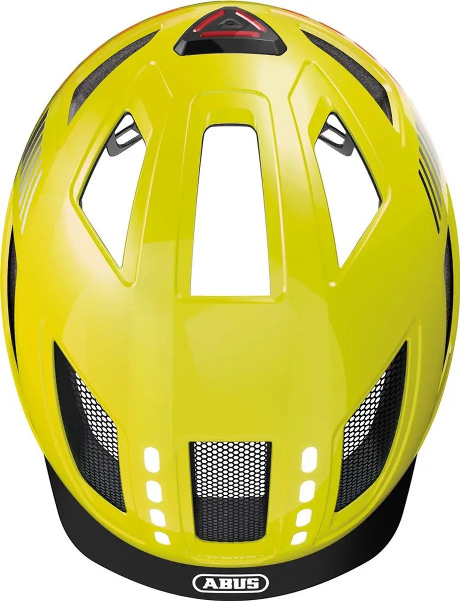 ABUS Hyban 2.0 Fietshelm LED - 52-58cm - Geel