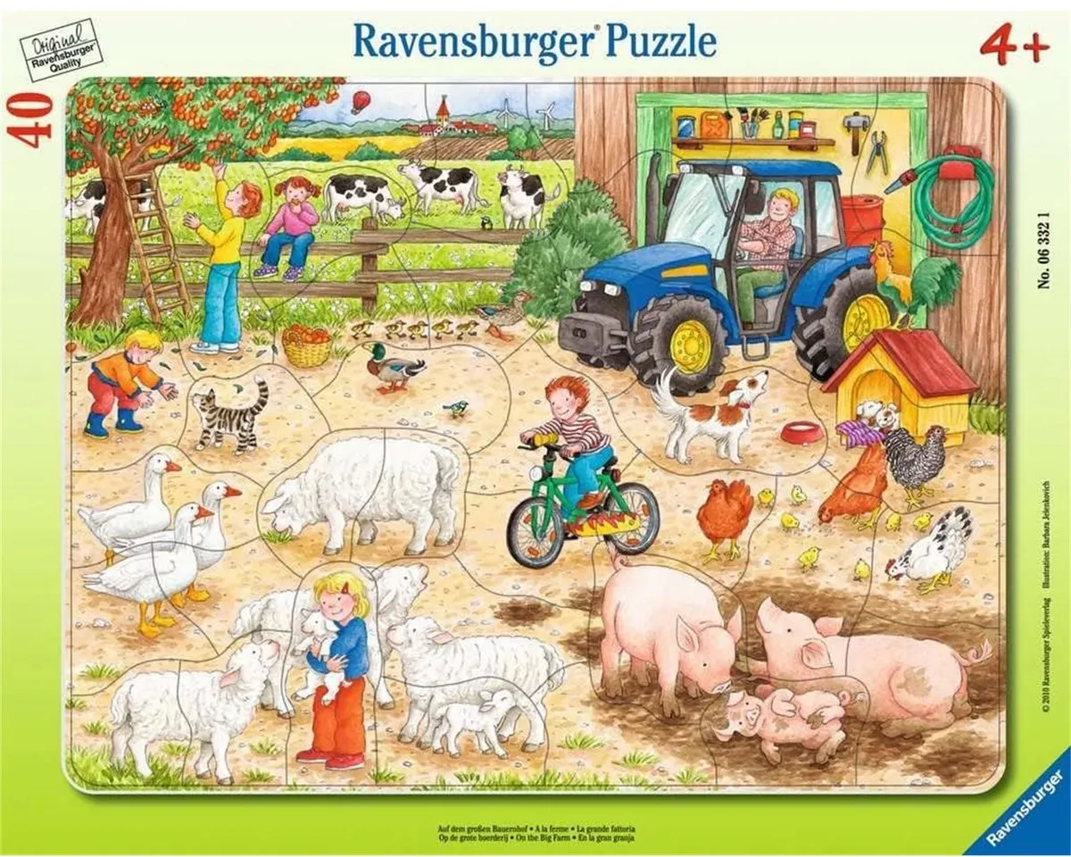 Ravensburger Boerderij Puzzel 40 Stuks