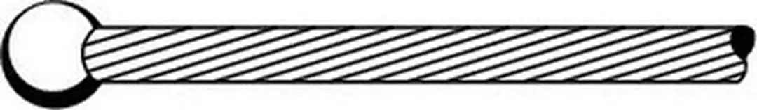 Lampa Achterremkabel Sport 175cm - Zilver