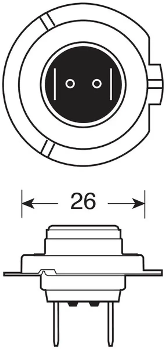 Lampa H7 Lamp 12V 100W - Wit