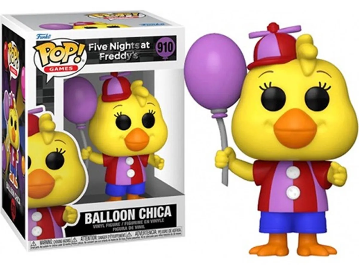 Funko Five Nights at Freddy's POP! Balloon Chica - 9cm - Multicolor