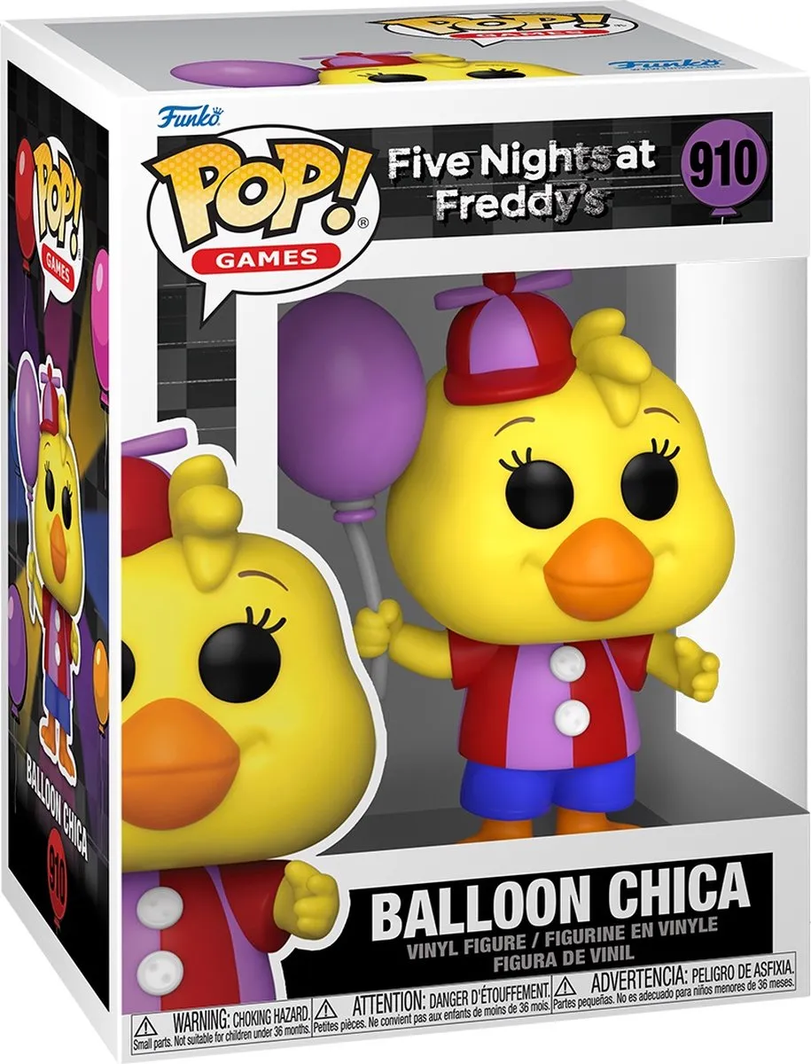 Funko Five Nights at Freddy's POP! Balloon Chica - 9cm - Multicolor