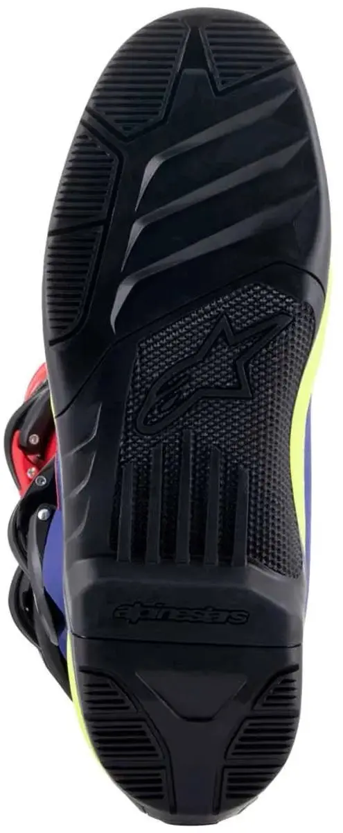 Alpinestars Tech 3 Schoenen - Maat 43 - Felrood/Donkerblauw/Fluo