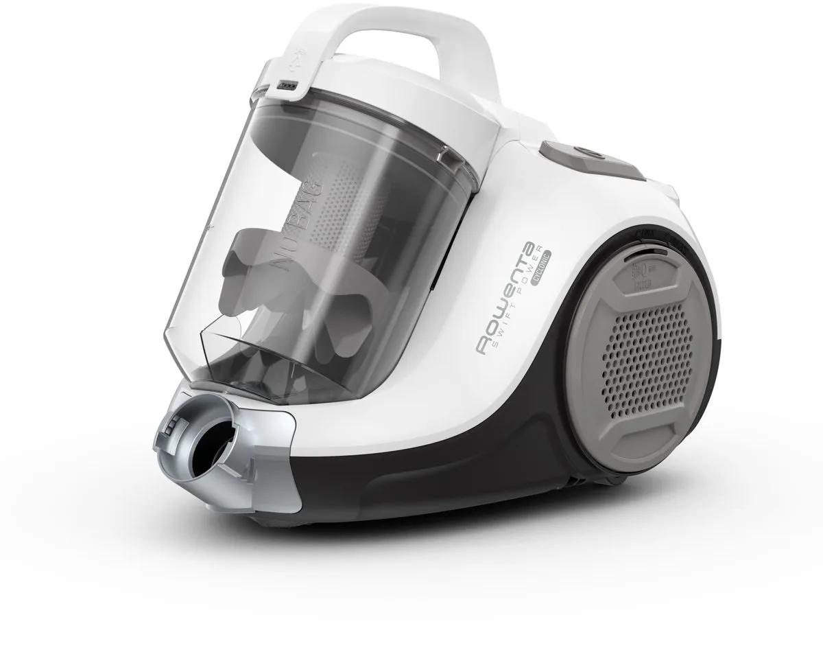 Rowenta Swift Power RO2957EA Cilinderstofzuiger 750W - 1,2L - Wit/Grijs
