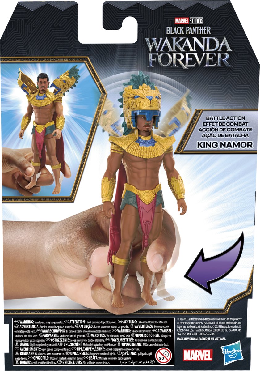 Battle Action King Namor Hasbro Actiefiguur