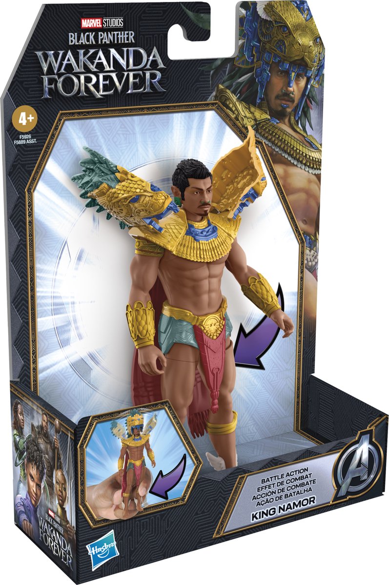 Battle Action King Namor Hasbro Actiefiguur
