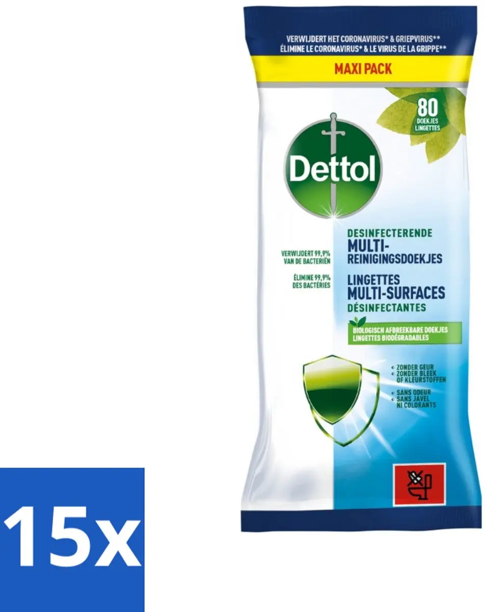 Dettol Multi-Reinigingsdoekjes 1200 Stuks