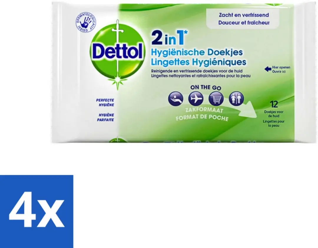 Dettol Reinigingsdoekjes 2-in-1