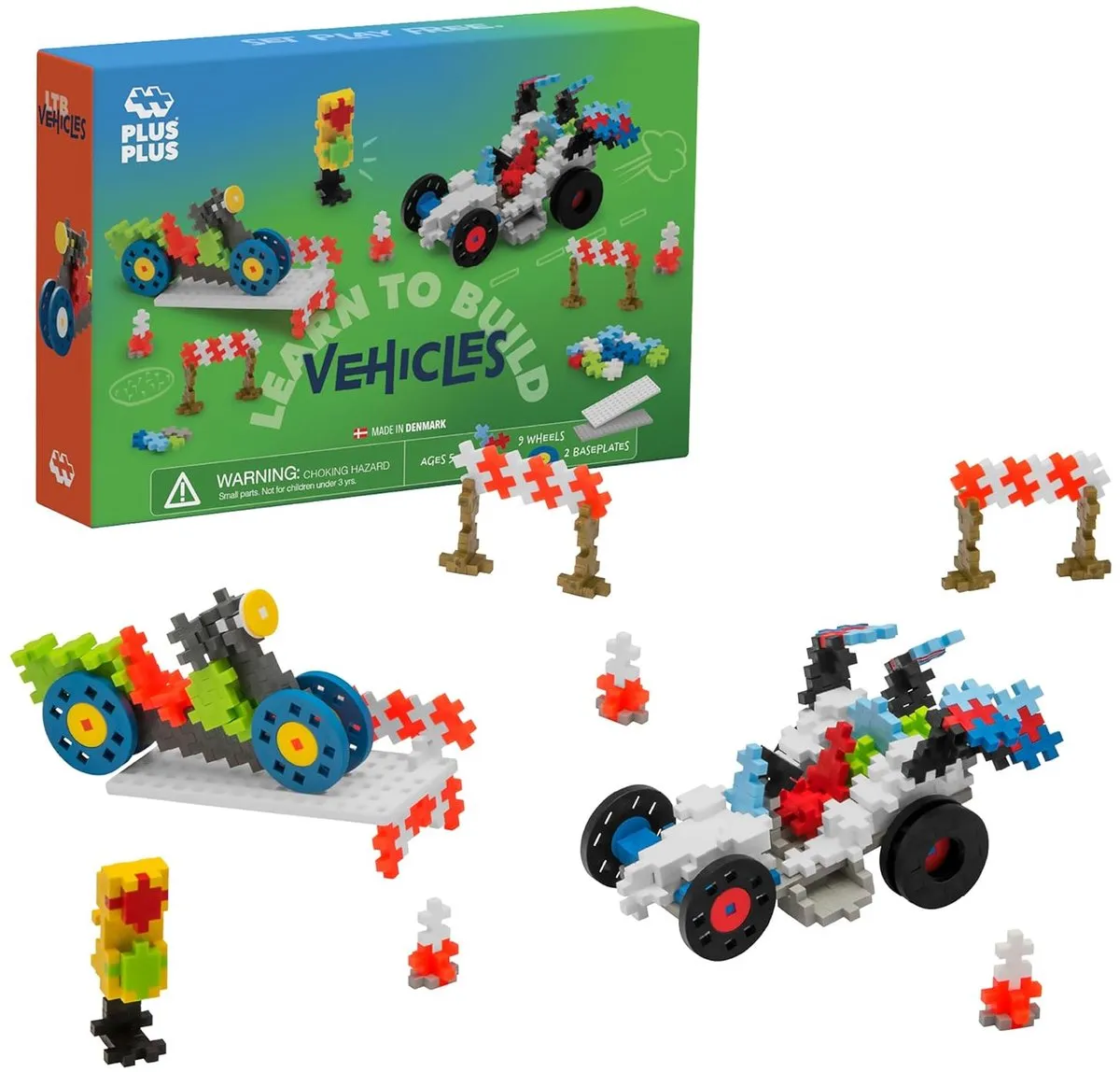 Plus-Plus Learn to Build Voertuigen 500-delig Bouwset