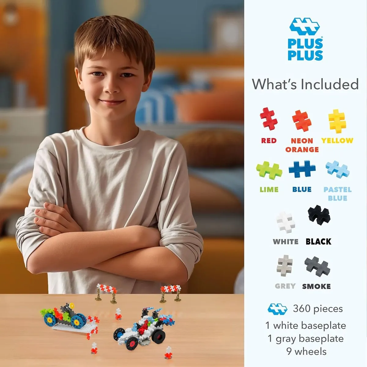Plus-Plus Learn to Build Voertuigen 500-delig Bouwset