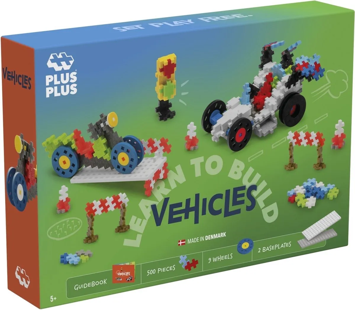 Plus-Plus Learn to Build Voertuigen 500-delig Bouwset
