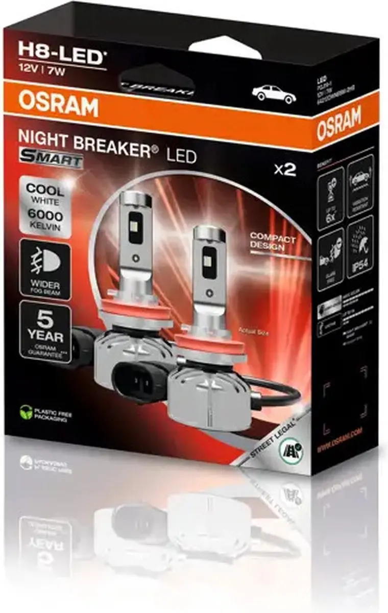 Osram Night Breaker LED H8 Smart 64212DWNBSM-2HB