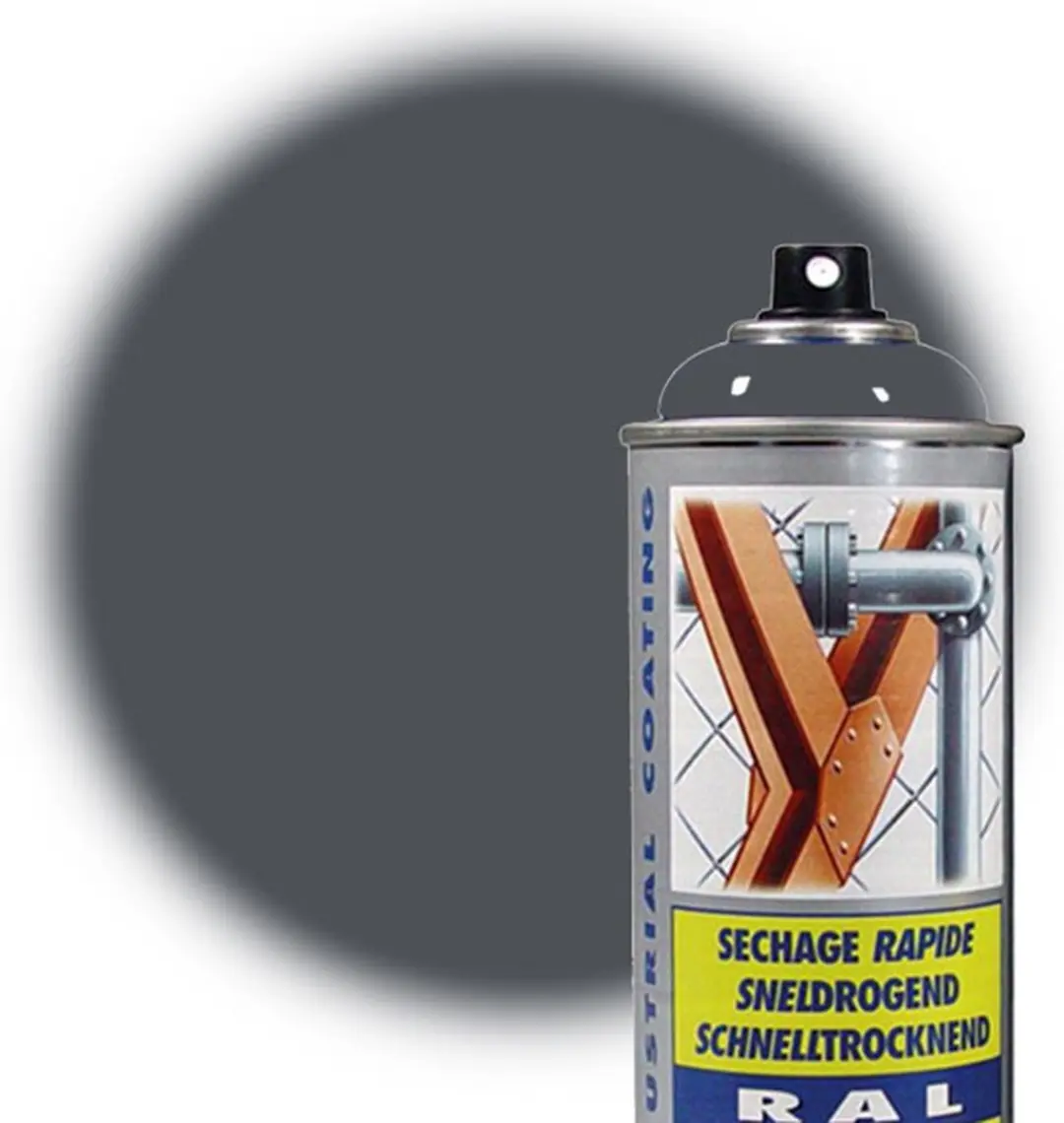 Motip Acryllak Hoogglans RAL 7015 Leigrijs 400ml