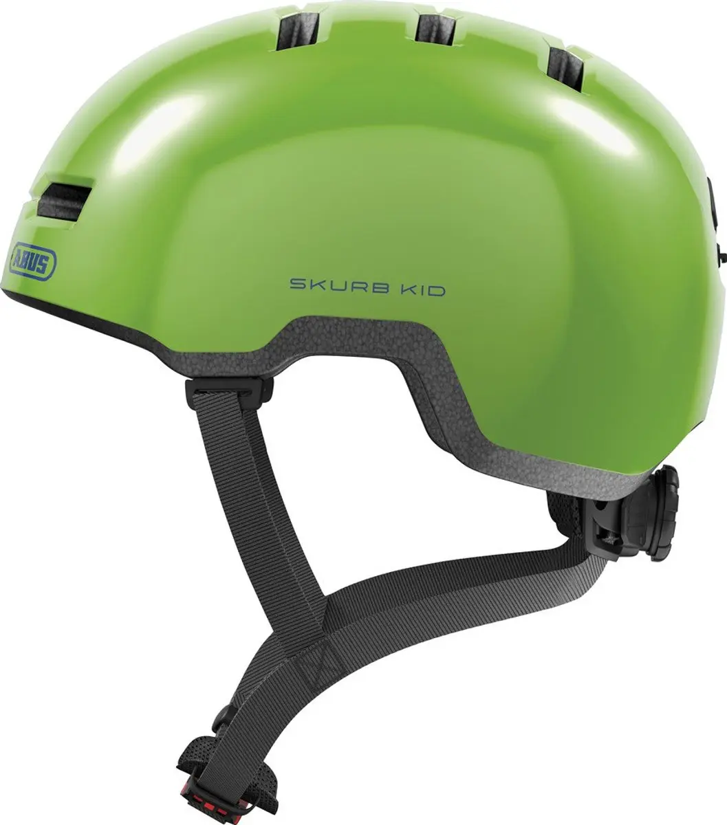 ABUS Skurb Kid Fietshelm - M (50-55cm) - Shiny Green