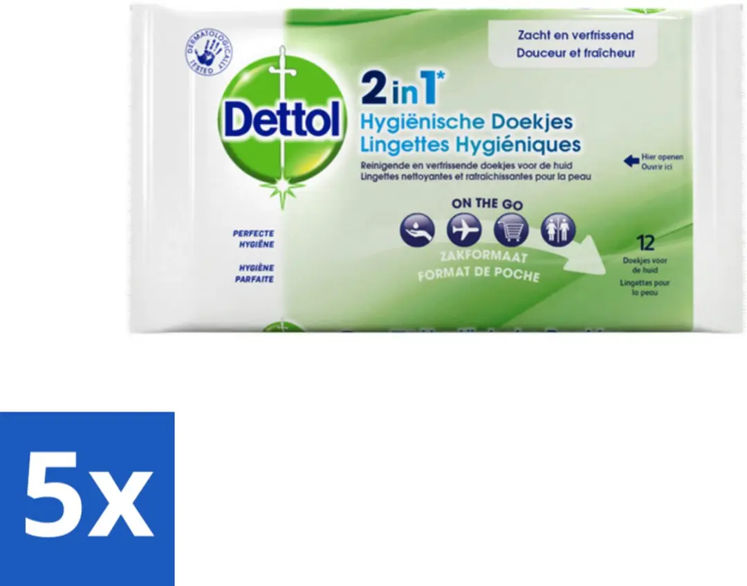 Dettol Reinigingsdoekjes 2-in-1