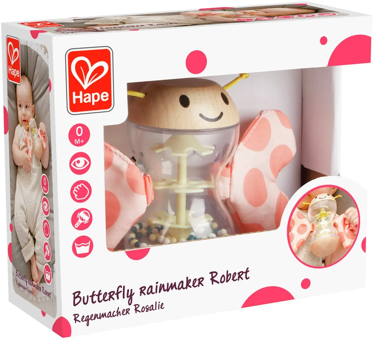Hape Regenmacher Rosalie - Veelkleurig