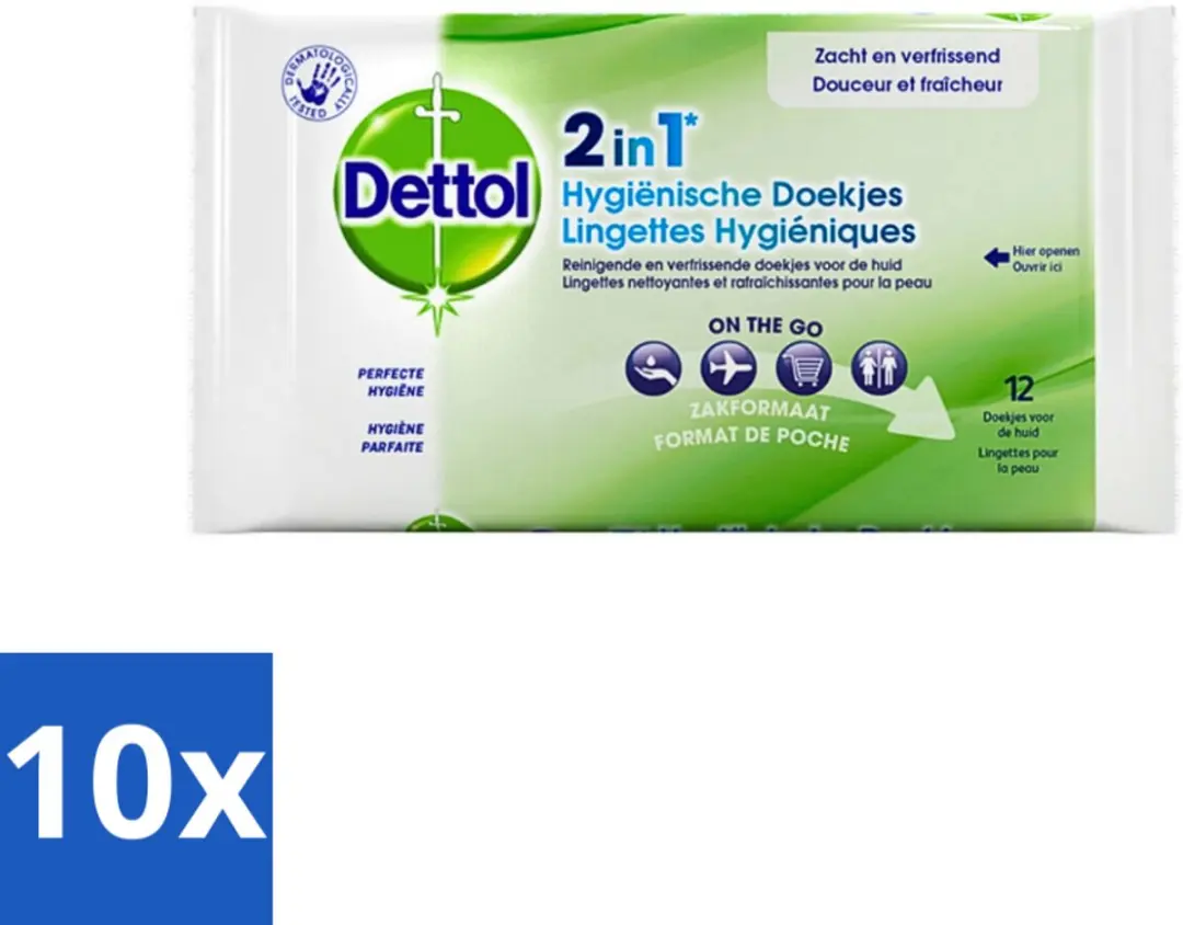Dettol Reinigingsdoekjes 10 Stuks