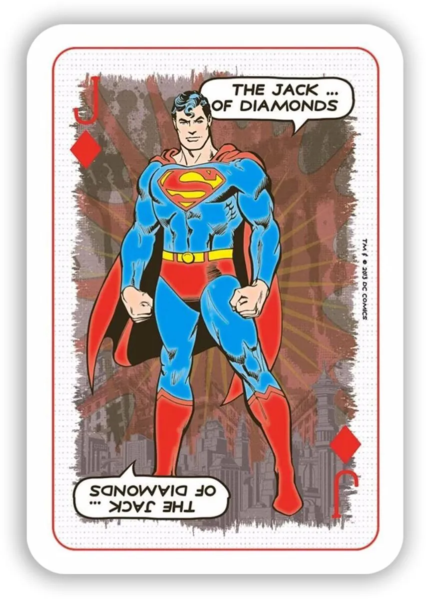 Winning Moves DC Superheroes Retro Kaartspel - 2-6 Spelers