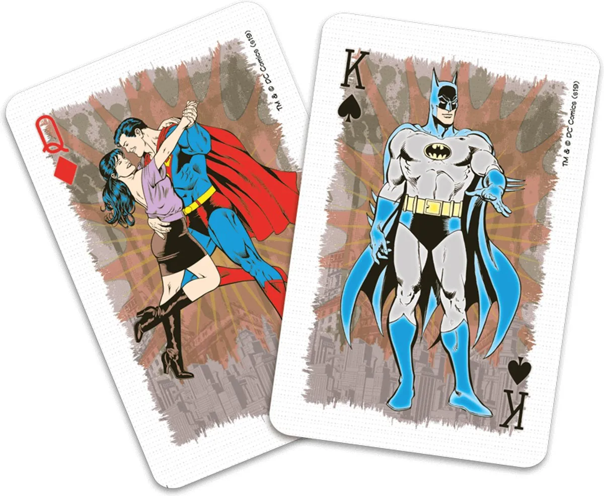 Winning Moves DC Superheroes Retro Kaartspel - 2-6 Spelers
