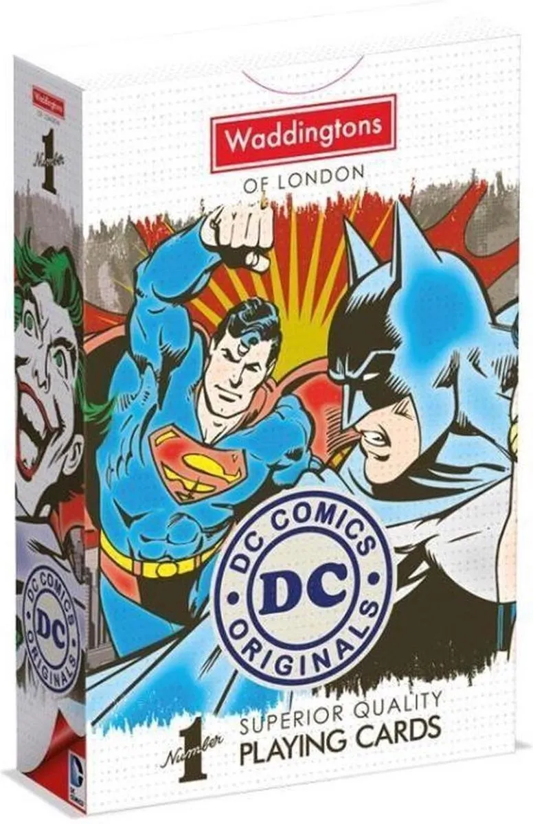 Winning Moves DC Superheroes Retro Kaartspel - 2-6 Spelers