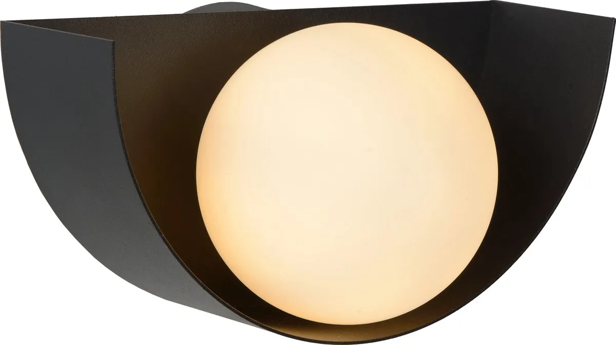 Lucide Benni Wandlamp G9 - Zwart