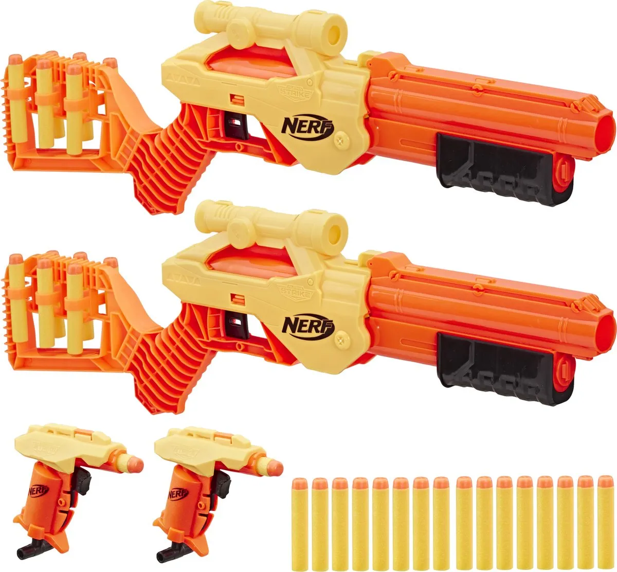Nerf Alpha Strike Lynx & Stinger Multipack - 4 Pistolen + 26 Pijlen